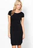 United Colors Of Benetton Black Short Sleeve Dress Women