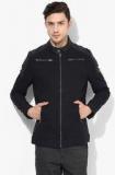 United Colors Of Benetton Black Solid Bomber Jacket Men