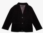 United Colors Of Benetton Black Solid Open Front Jacket Boys