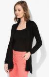 United Colors Of Benetton Black Solid Shrug Women