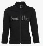 United Colors Of Benetton Black Sweatshirt Girls