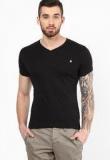 United Colors Of Benetton Black V Neck T Shirt Men