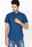 United Colors Of Benetton Blue Core Poplin Casual Shirt Men