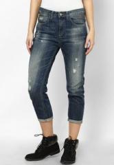 United Colors Of Benetton Blue Melange Jeans women