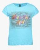 United Colors Of Benetton Blue Printed Regular Top Girls