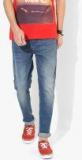 United Colors Of Benetton Blue Regular Fit Low Rise Drop Crotch Stretchable Jeans Men