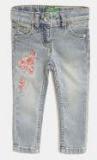 United Colors Of Benetton Blue Regular Fit Mid Rise Clean Look Jeans Girls