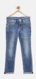 United Colors Of Benetton Blue Regular Fit Stretchable Jeans Boys