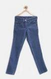 United Colors Of Benetton Blue Regular Fit Stretchable Jeans Girls