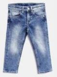 United Colors Of Benetton Blue Slim Fit Mid Rise Jeans Boys