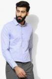 United Colors Of Benetton Blue Solid Slim Fit Formal Shirt Men