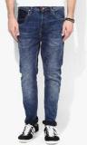 United Colors Of Benetton Blue Solid Slim Fit Jeans Men