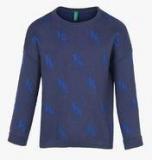 United Colors Of Benetton Blue Sweater Girls