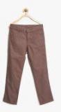 United Colors Of Benetton Brown Self Checked Trousers Boys