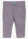 United Colors Of Benetton Brown Slim Fit Printed Regular Trouser Boys