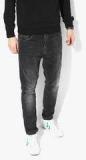 United Colors Of Benetton Dark Grey Washed Low Rise Slim Fit Jeans men