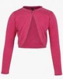 United Colors Of Benetton Fuchsia Cardigan Girls