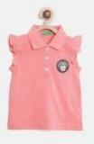 United Colors Of Benetton Girls Pink Solid Top