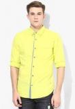 United Colors Of Benetton Green Regular Fit Casual Shirt Men