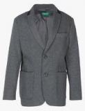 United Colors Of Benetton Grey Blazer Boys