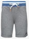 United Colors Of Benetton Grey Melange Shorts Boys