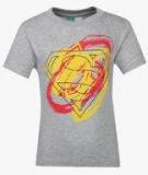 United Colors Of Benetton Grey Melange T Shirt Boys