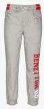 United Colors Of Benetton Grey Printed Regular Fit Track Bottom Boys