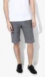 United Colors Of Benetton Grey Solid Shorts Men