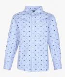 United Colors Of Benetton Light Blue Regular Fit Casual Shirt Boys