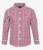 United Colors Of Benetton Maroon Casual Shirt boys