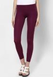 United Colors Of Benetton Maroon Leggings Women