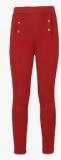 United Colors Of Benetton Maroon Regular Fit Trouser Girls