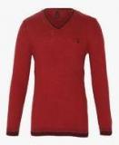 United Colors Of Benetton Maroon Sweater Boys