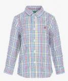 United Colors Of Benetton Multicoloured Regular Fit Casual Shirt Boys