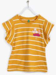 United Colors Of Benetton Mustard Casual Top girls