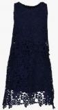 United Colors Of Benetton Navy Blue Casual Dress Girls