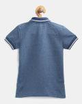 United Colors Of Benetton Navy Blue Regular Fit Polo T Shirt boys