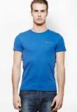 United Colors Of Benetton Navy Blue Round Neck T Shirt Men