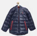 United Colors Of Benetton Navy Hooded Puffer Jacket Boys