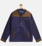 United Colors Of Benetton Navy Quilted Jacket boys