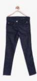 United Colors Of Benetton Navy Skinny Fit Stretchable Jeans Girls