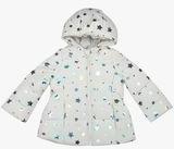 United Colors Of Benetton Off White Winter Jacket Girls