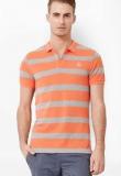 United Colors Of Benetton Orange Short Sleeve Polo T Shirt Men