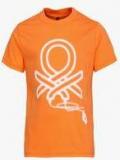 United Colors Of Benetton Orange T Shirt Boys