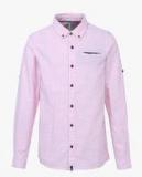 United Colors Of Benetton Pink Regular Fit Casual Shirt Boys