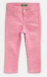 United Colors Of Benetton Pink Regular Fit Mid Rise Clean Look Jeans Girls