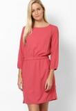 United Colors Of Benetton Pink Solid Dress Women