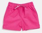 United Colors Of Benetton Pink Solid Regular Fit Shorts Girls