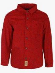 United Colors Of Benetton Red Casual Shirt boys