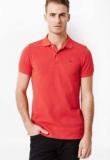 United Colors Of Benetton Red Short Sleeve Polo T Shirt Men